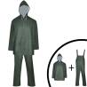  Waterproof Heavy-duty 2-piece Rain Suit with Hood Green M Colour green Size m 