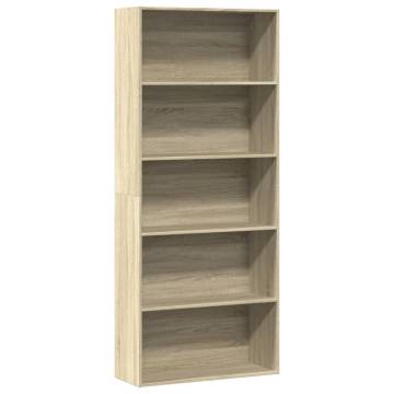 Book Cabinet Sonoma Oak – Stylish & Spacious Storage Solution