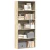 Book Cabinet Sonoma Oak – Stylish & Spacious Storage Solution