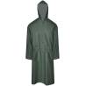  Waterproof Heavy-duty Long Raincoat with Hood Green XXL Colour green Size xxl 