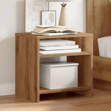 Artisian Oak Bedside Cabinet - Stylish & Functional | Hipomarket