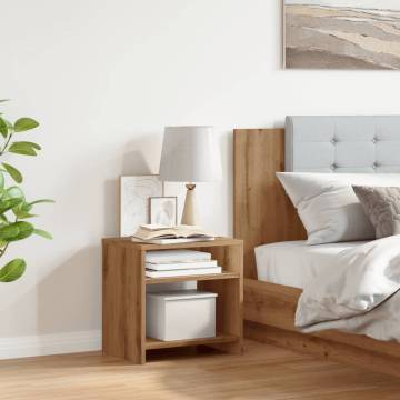 Artisian Oak Bedside Cabinet - Stylish & Functional | Hipomarket