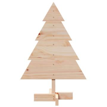 Wooden Christmas Tree - 70 cm Solid Wood Decoration