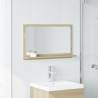 Bathroom Mirror Cabinet Sonoma Oak - 60x11x37 cm | Hipo Market