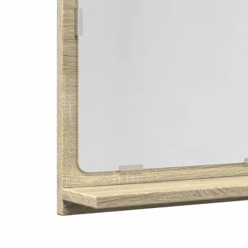 Bathroom Mirror Cabinet Sonoma Oak - 60x11x37 cm | Hipo Market