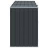 Triple Wheelie Bin Storage - Anthracite Steel