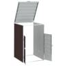 Brown Wheelie Bin Storage - Steel for Single Bin | HipoMarket