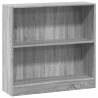 Grey Sonoma Bookcase - Stylish Storage Solution | HipoMarket