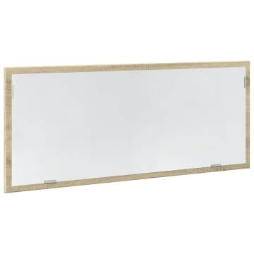 LED Bathroom Mirror Sonoma Oak 100x8.5x37 cm | Hipomarket UK