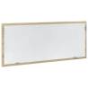 LED Bathroom Mirror Sonoma Oak 100x8.5x37 cm | Hipomarket UK