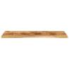 Solid Wood Desk Top with Curve - 120x50 cm | HipoMarket