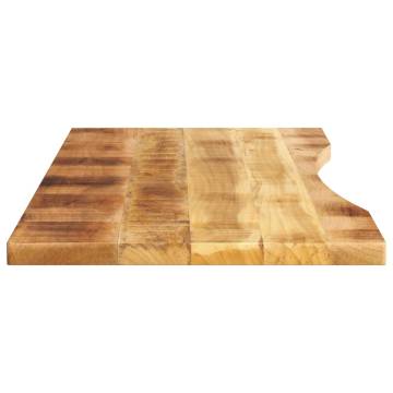 Desk Top with Curve 160x50 cm – Solid Mango Wood | Hipo Market