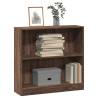  Bookcase Brown Oak 80x24x76 cm Engineered Wood Colour brown oak Quantity in Package 1 Height 76 cm Width 80 cm 