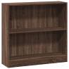 Stylish Brown Oak Bookcase – Engineered Wood 80x24x76 cm