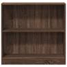 Stylish Brown Oak Bookcase – Engineered Wood 80x24x76 cm