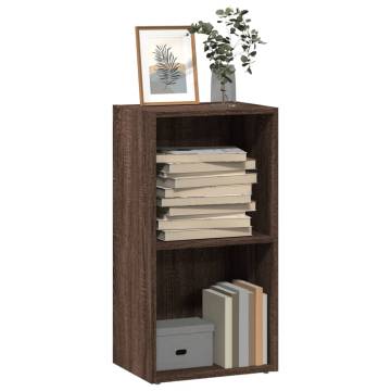 Bookcase Brown Oak 40x30x77 cm - Stylish Storage Solution