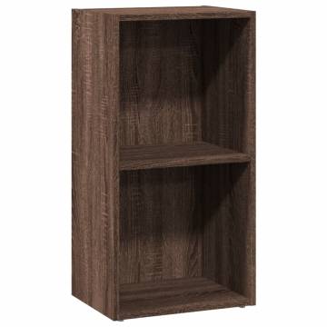 Bookcase Brown Oak 40x30x77 cm - Stylish Storage Solution