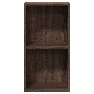 Bookcase Brown Oak 40x30x77 cm - Stylish Storage Solution