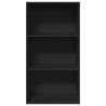 Bookcase Black 60x30x114 cm | Stylish Engineered Wood Storage