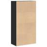 Bookcase Black 60x30x114 cm | Stylish Engineered Wood Storage