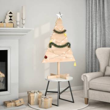 Wooden Christmas Tree 110 cm - Unique Holiday Decor