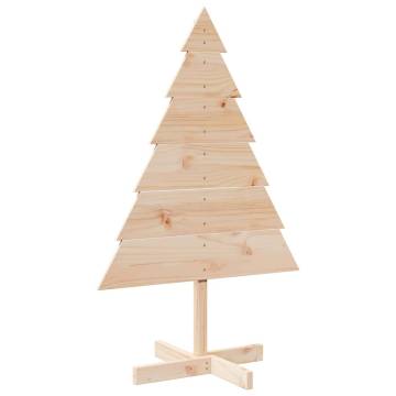 Wooden Christmas Tree 110 cm - Unique Holiday Decor