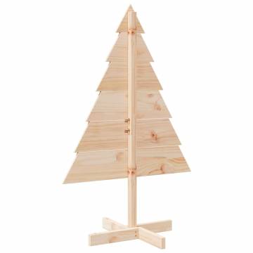 Wooden Christmas Tree 110 cm - Unique Holiday Decor