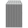 Wheelie Bin Storage for Triple Bins - Grey Steel 216x81x115 cm