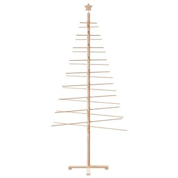 Wooden Christmas Tree 210 cm | Solid Pine Decoration