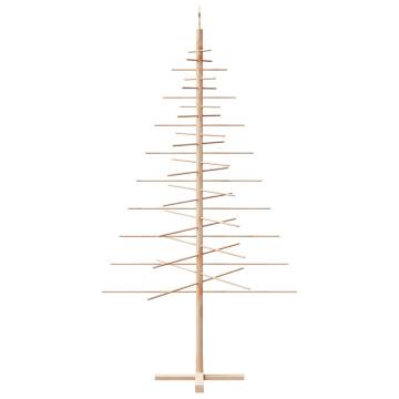 Wooden Christmas Tree 210 cm | Solid Pine Decoration