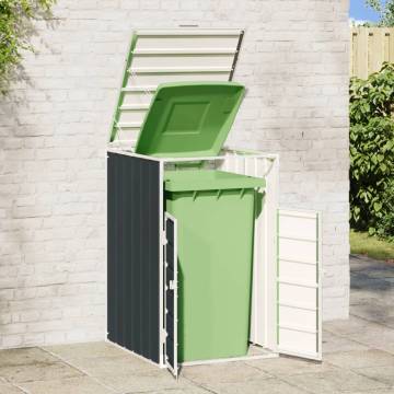 Wheelie Bin Storage for Single Bin - Anthracite Steel