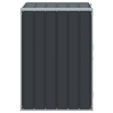 Wheelie Bin Storage for Single Bin - Anthracite Steel