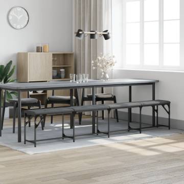 Dining Bench Dark Grey 248x32x45 cm - Stylish & Durable