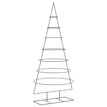 Black Metal Christmas Tree 210 cm - DIY Decoration