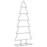 Metal Christmas Tree for Decoration - Black 180 cm