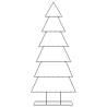 Metal Christmas Tree for Decoration - Black 180 cm