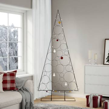 Metal Christmas Tree for Decoration - Black 210 cm | HipoMarket