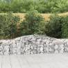 Arched Gabion Baskets 3 pcs 400x30x60/80 cm Galvanised Iron Size 400 x 30 x 60/80 cm Quantity in Package 3 