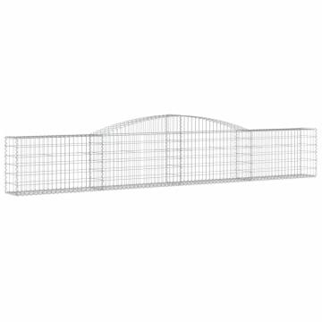 Arched Gabion Baskets - Decorative Garden Barriers (3 pcs)