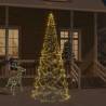 Christmas Tree on Flagpole - 500 Warm White LEDs | 300 cm