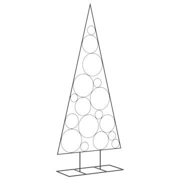 Black Metal Christmas Tree 180 cm - DIY Decoration