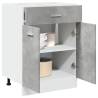  Drawer Bottom Cabinet Concrete Grey 60x46x81.5 cm Engineered Wood Colour concrete grey Quantity in Package 1 Model 1x bottom cabinet (2 doors 1 drawer) 60 cm Number of 