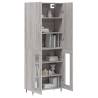 Highboard Grey Sonoma 69.5x34x180 cm - Elegance & Storage