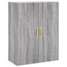 Highboard Grey Sonoma 69.5x34x180 cm - Elegance & Storage