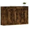 Wall Mounted Cabinets 2 pcs Smoked Oak - Stylish Storage Solution