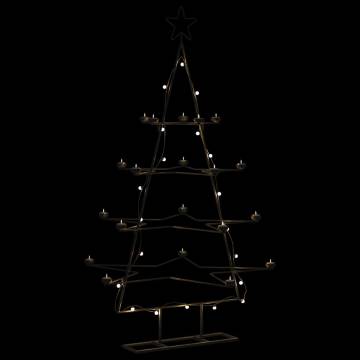 Metal Christmas Tree for DIY Decoration - 140 cm Black