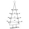 Metal Christmas Tree for DIY Decoration - 140 cm Black