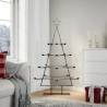 Metal Christmas Tree for DIY Decoration - 140 cm Black