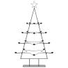 Metal Christmas Tree for DIY Decoration - 140 cm Black