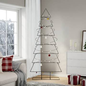 Decorative Black Metal Christmas Tree - 210 cm | Hipomarket